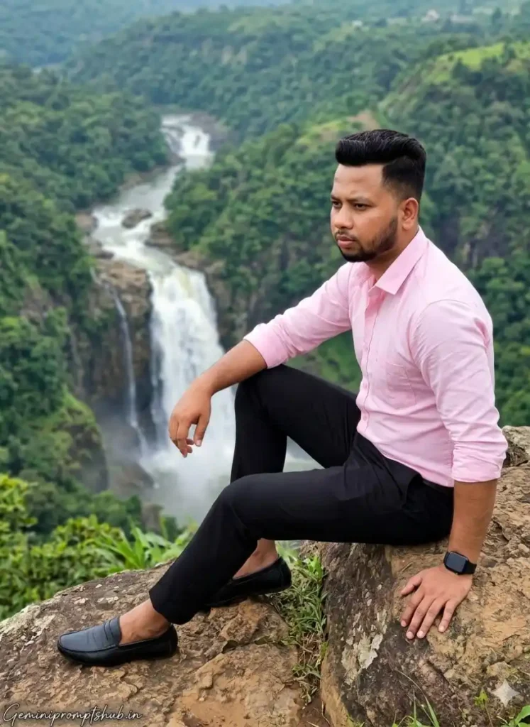 Waterfall AI Photo Prompt