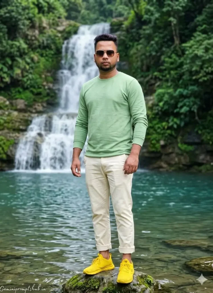 Waterfall AI Photo Prompt