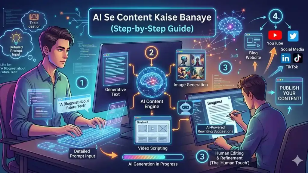 AI से Content कैसे बनाएं