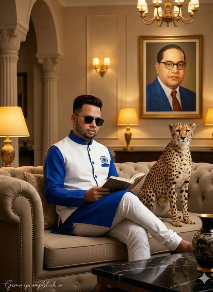 Baba Saheb Ambedkar AI Photo Prompt for Boy