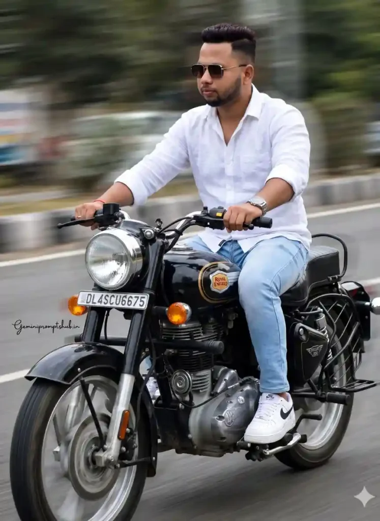 Bullet Bike AI Photo Editing Prompt