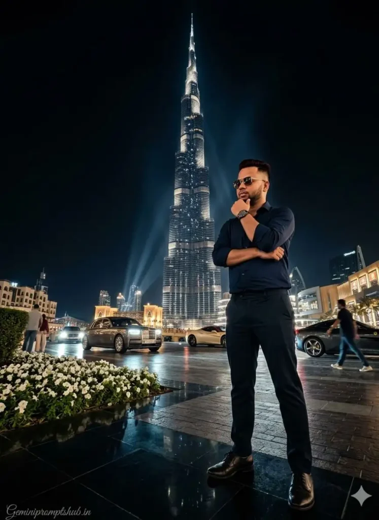 Burj Khalifa Photoshoot Prompt