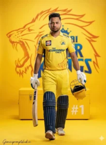 CSK Jersey AI Photo Editing Prompt
