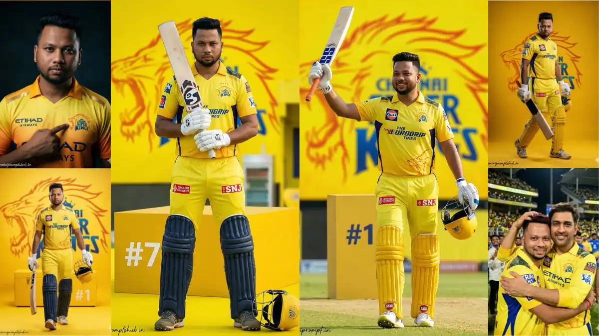 CSK Jersey AI Photo Editing Prompt