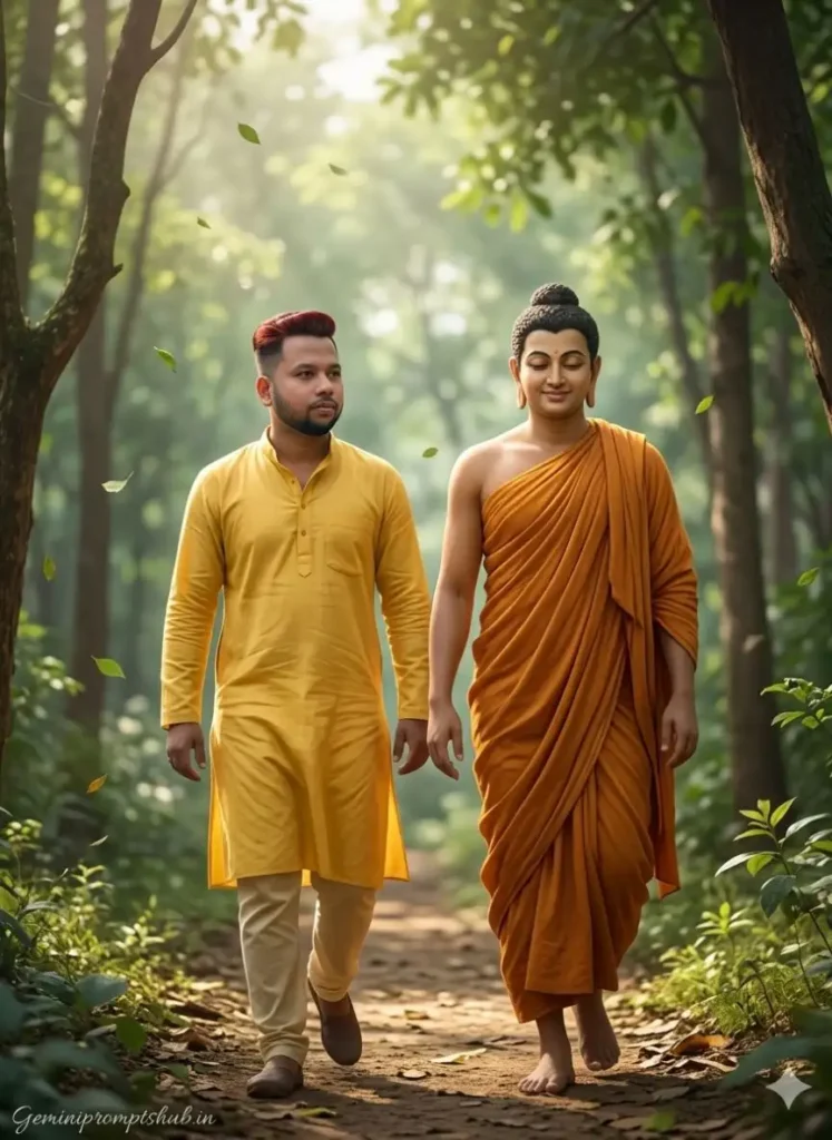 Gautam Buddha Photo Prompt
