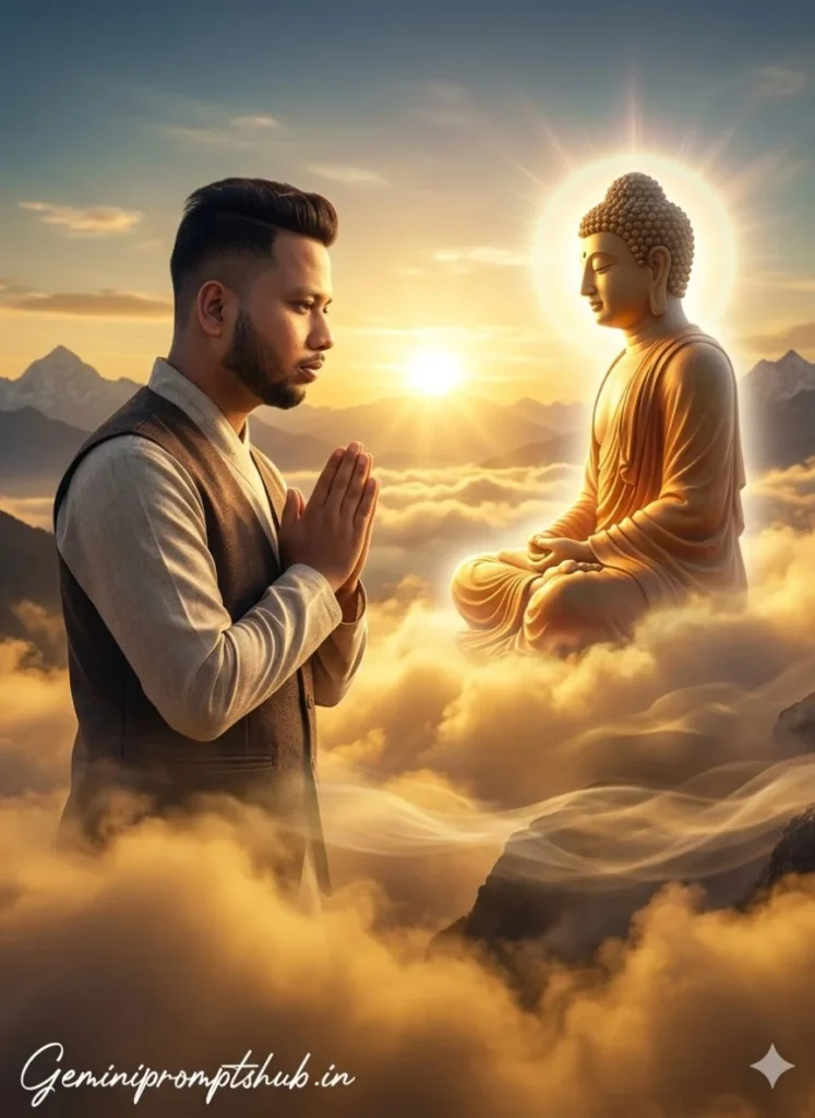 Gautam Buddha Photo Prompt