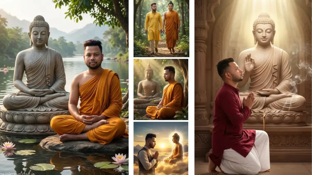 Gautam Buddha Photo Prompt