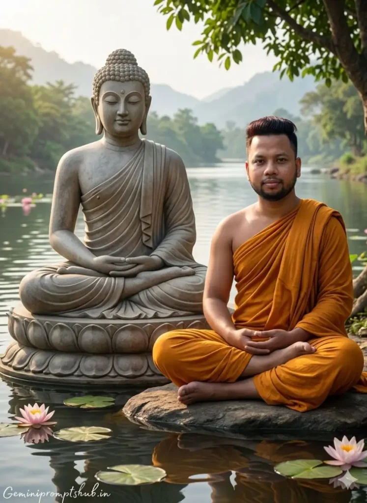 Gautam Buddha Photo Prompt