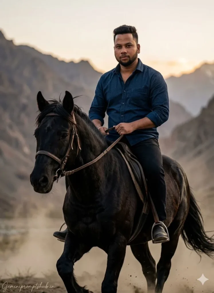 Horse Riding Photo Prompt