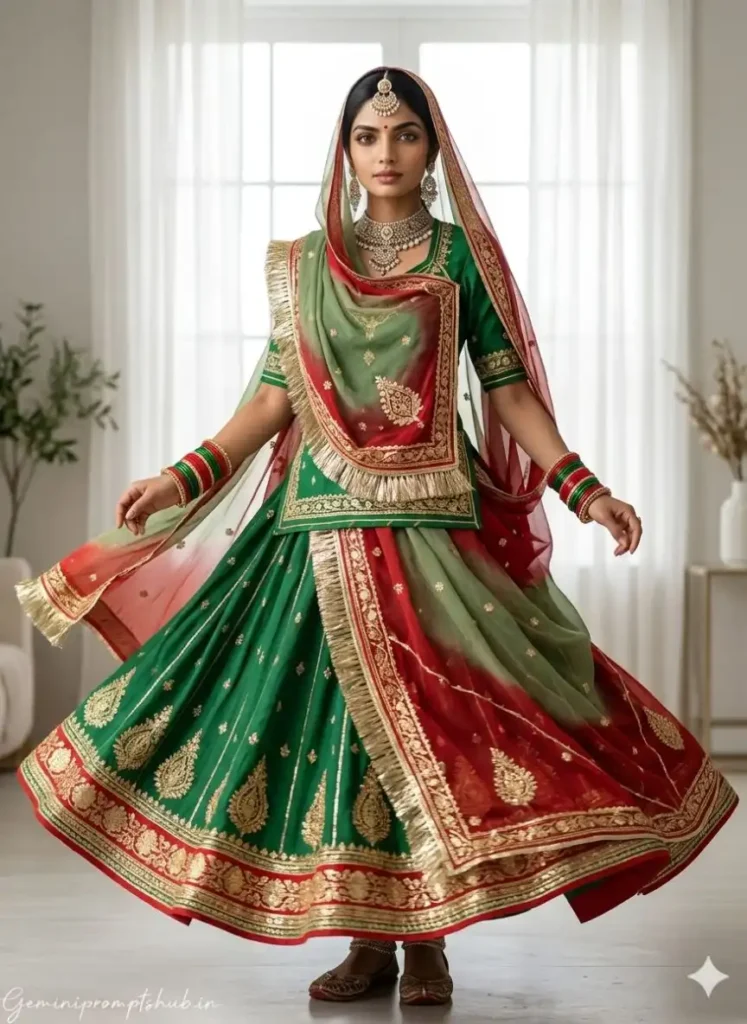 Rajasthani dress photo prompt