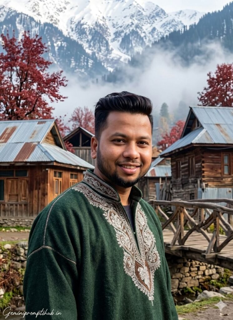 Kashmiri Boy AI Photo Prompt