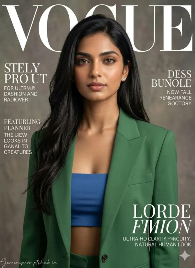Vogue Magazine Cover Photo Prompt