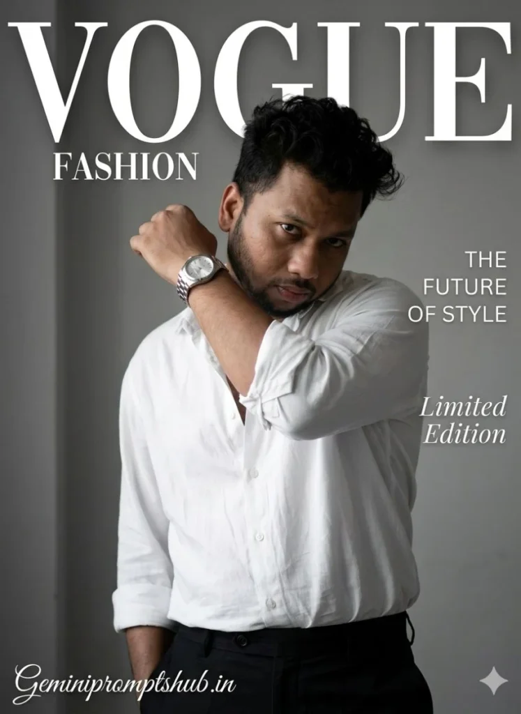 Vogue Magazine Cover Photo Prompt