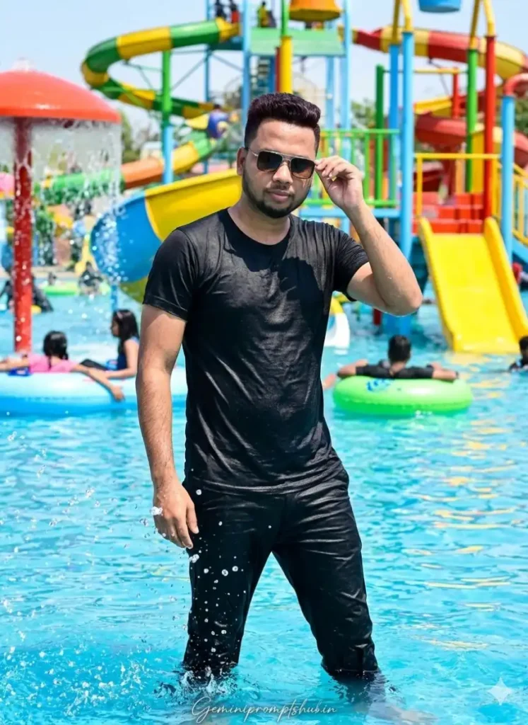 Waterpark Photo Editing Prompt