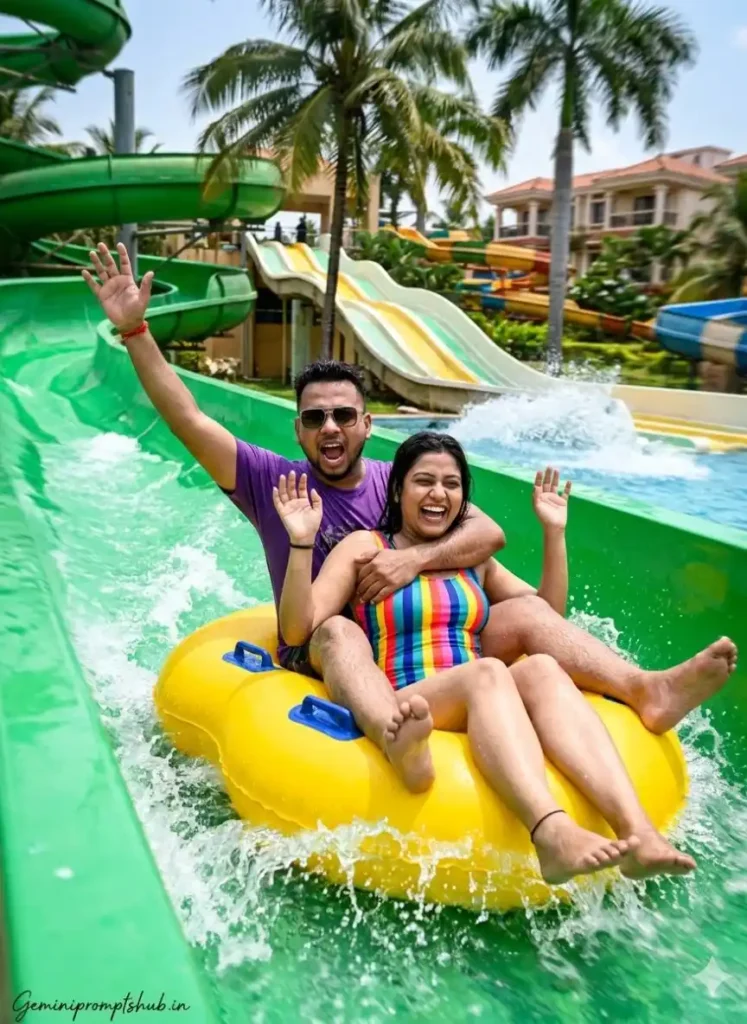 Waterpark Photo Editing Prompt