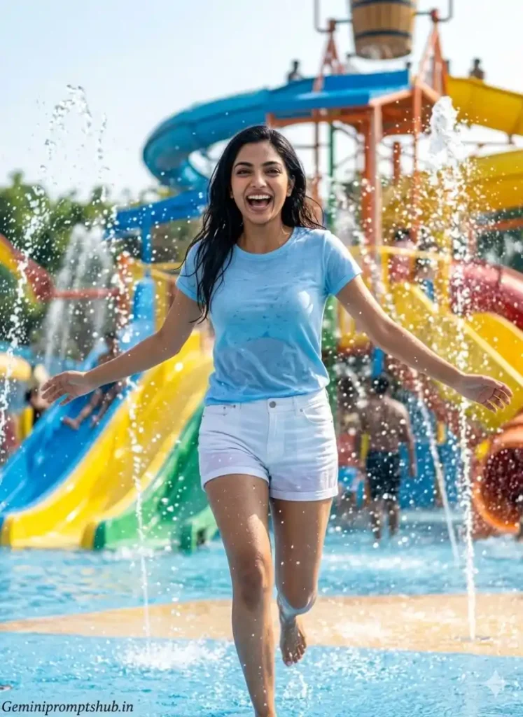 Waterpark Photo Editing Prompt