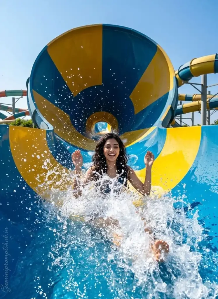 Waterpark Photo Editing Prompt