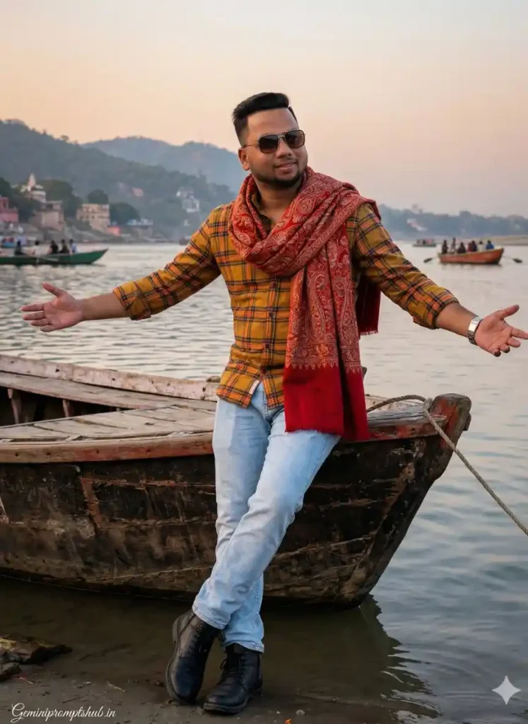 banaras ganga ghat photo prompts