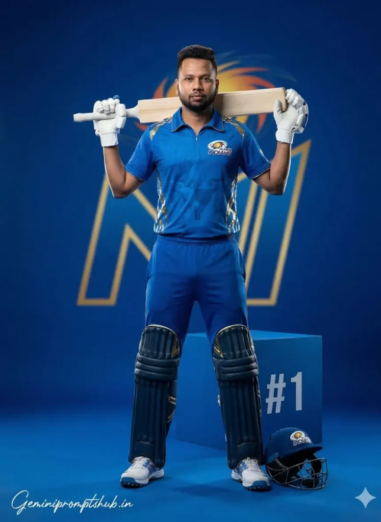 mumbai indians ai photo prompt