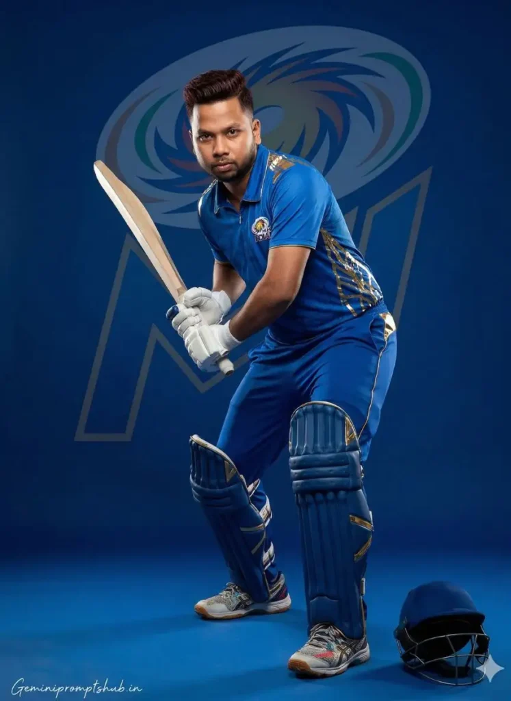 mumbai indians ai photo prompt