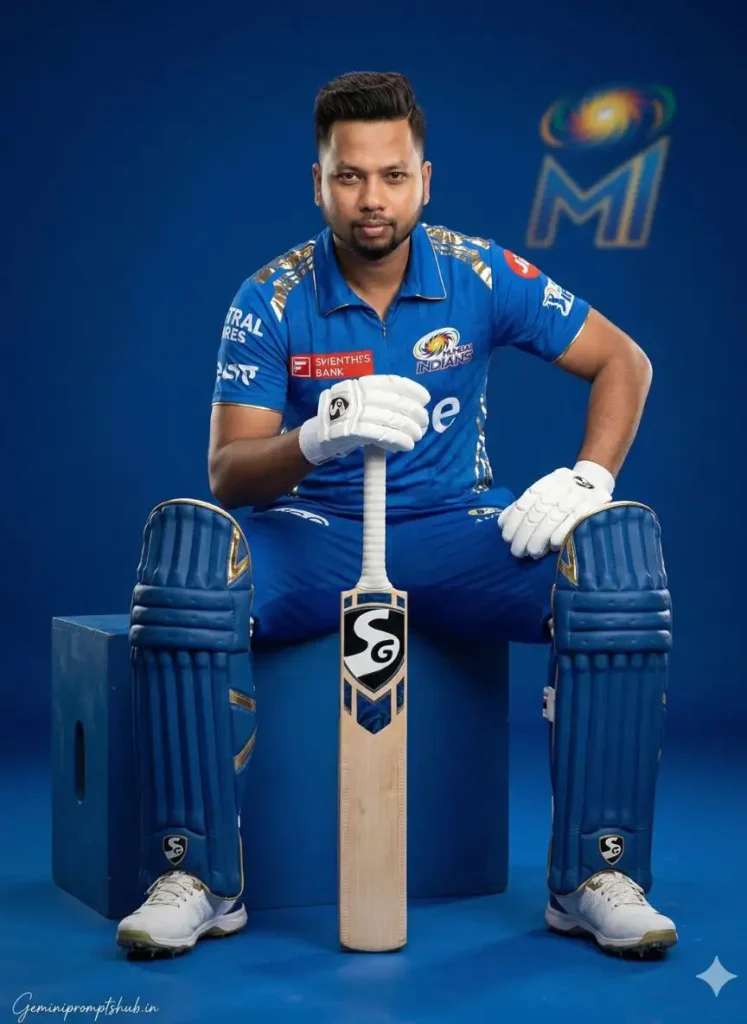 mumbai indians ai photo prompt