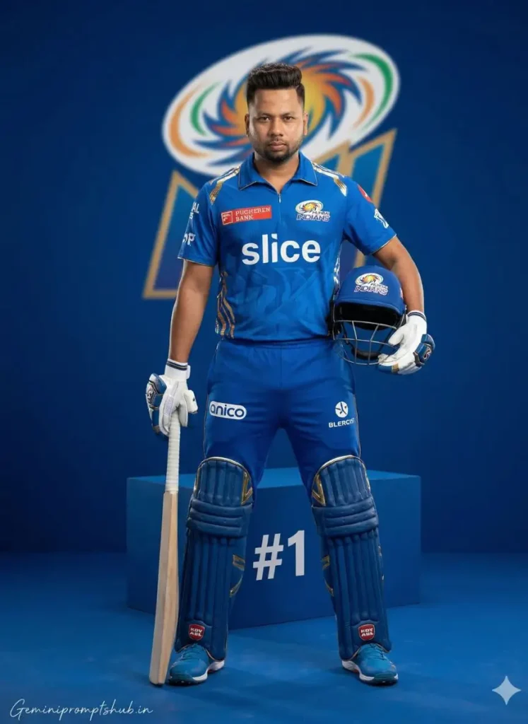 mumbai indians ai photo prompt