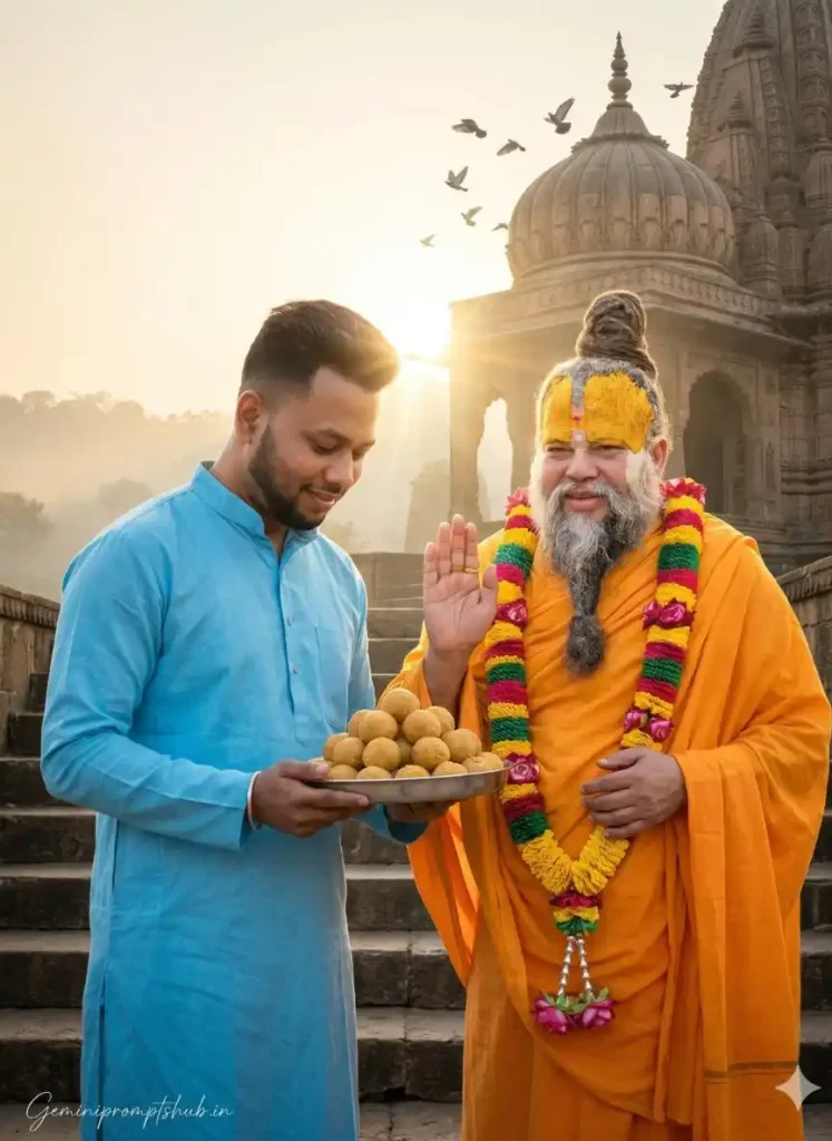 premanand ji maharaj ai photo prompt