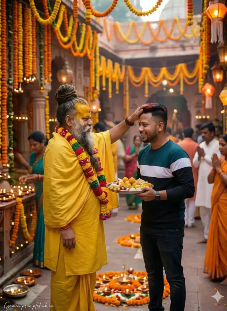 premanand ji maharaj ai photo prompt