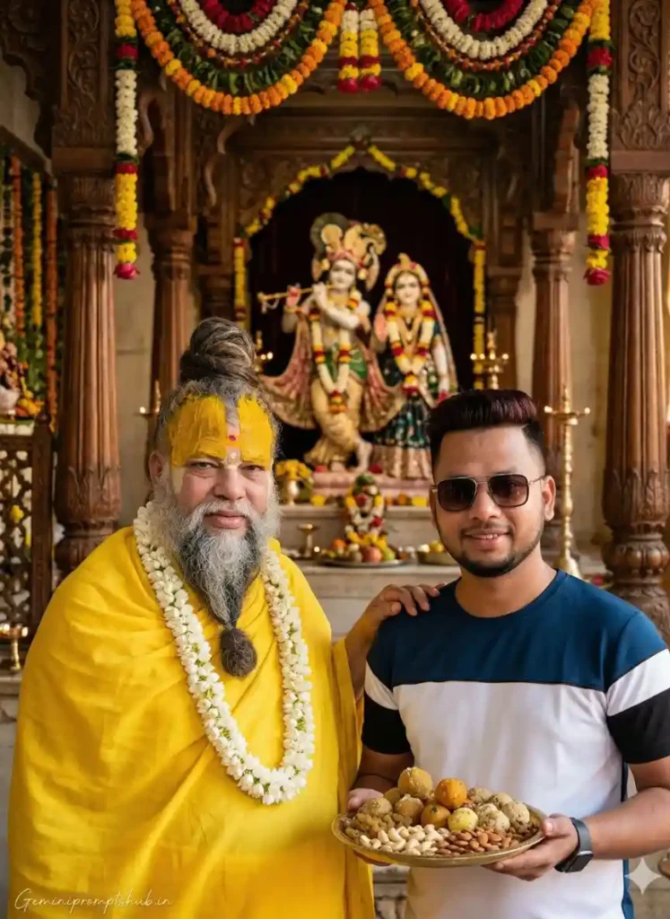 premanand ji maharaj ai photo prompt 4