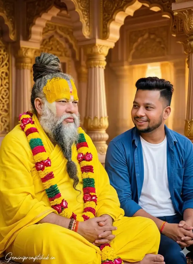 premanand ji maharaj ai photo prompt