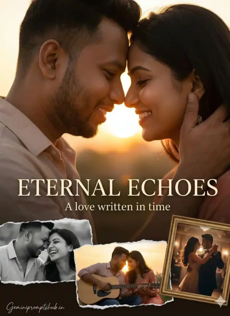 romantic couple movie poster ai prompt