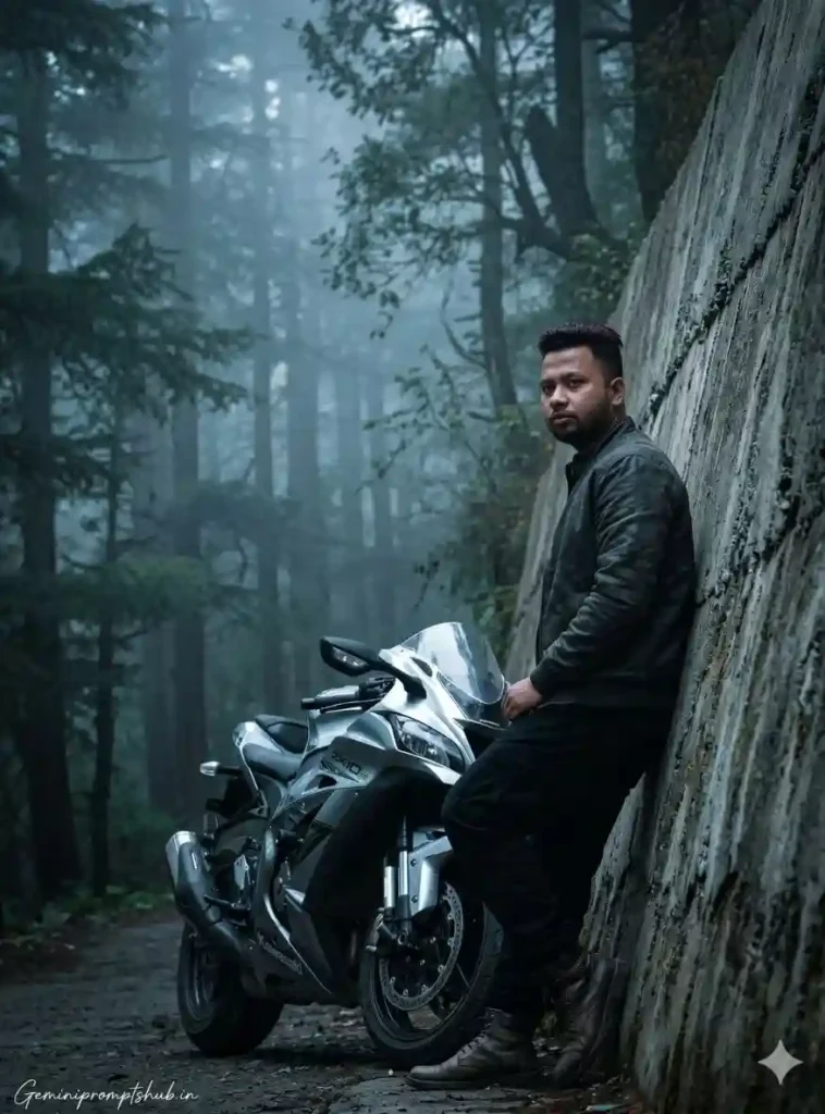 Gemini Foggy Forest Photo Prompt HD