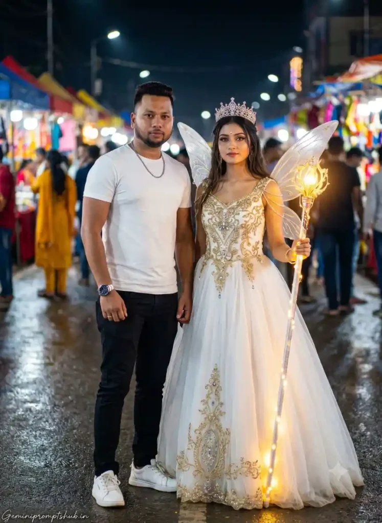 He Rani Pari Shakti De Khari Viral Photo Prompt