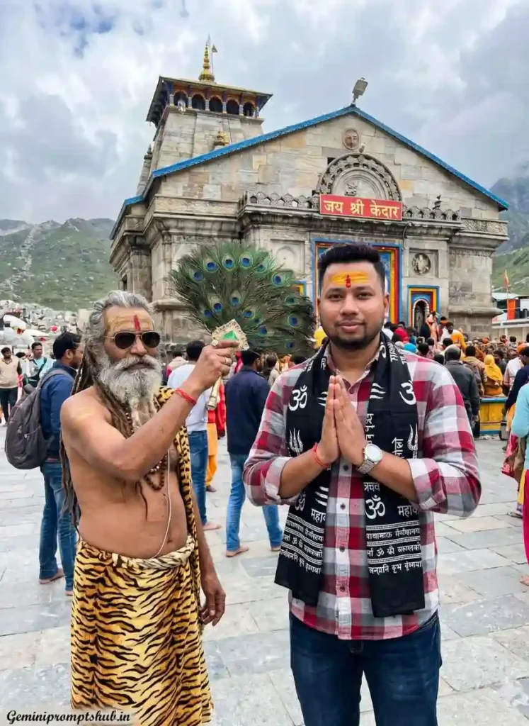Kedarnath Trip AI Photo Editing Prompts For Boys