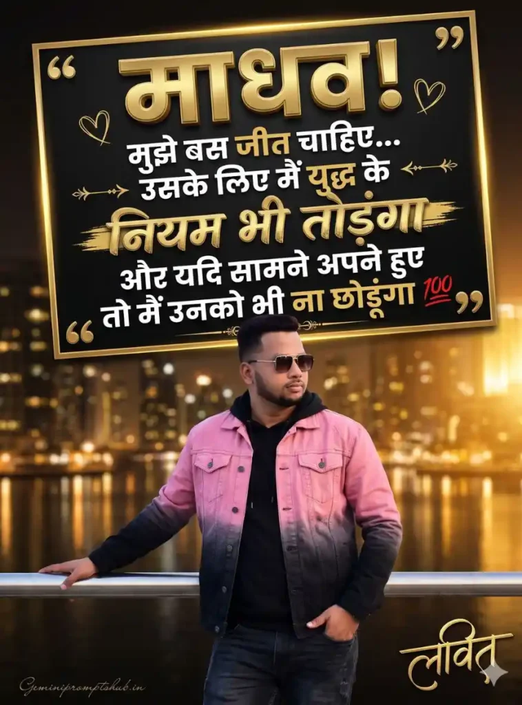 Viral Instagram Attitude AI Realistic Digital Poster Prompt