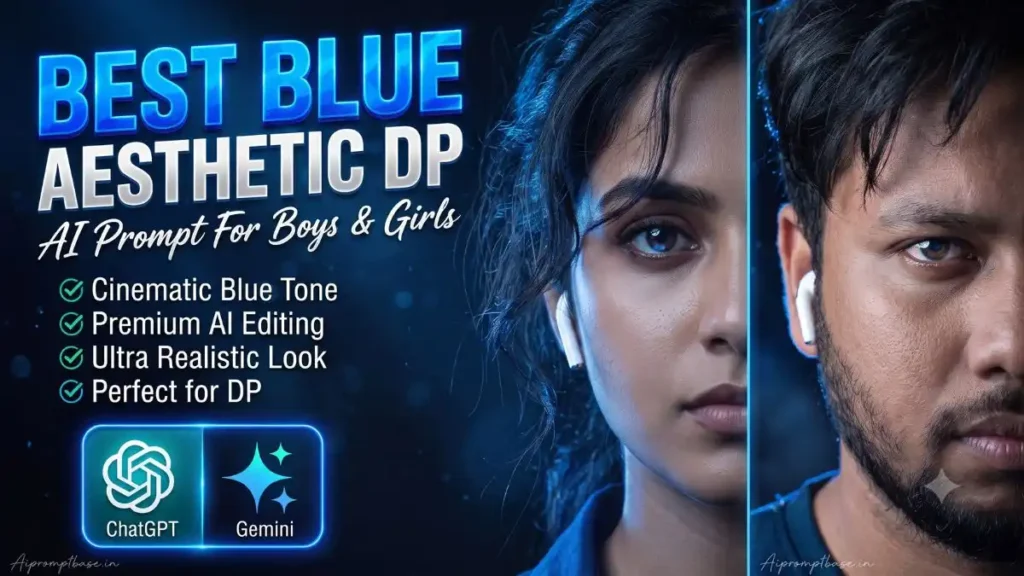 Blue Aesthetic DP Editing ChatGPT Viral Prompt