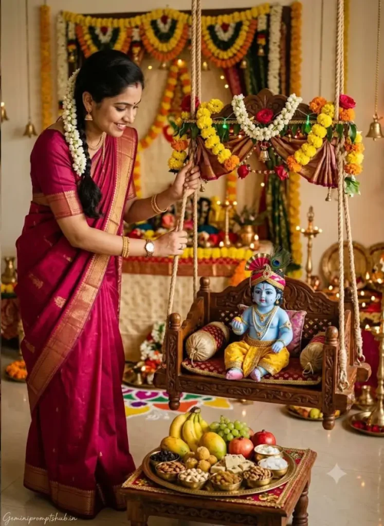 Krishna Janmashtami AI Photo Prompts 