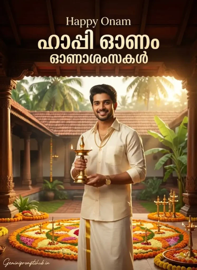 Onam ai photo prompts