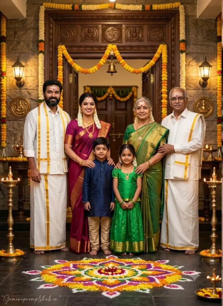 Onam ai photo prompts