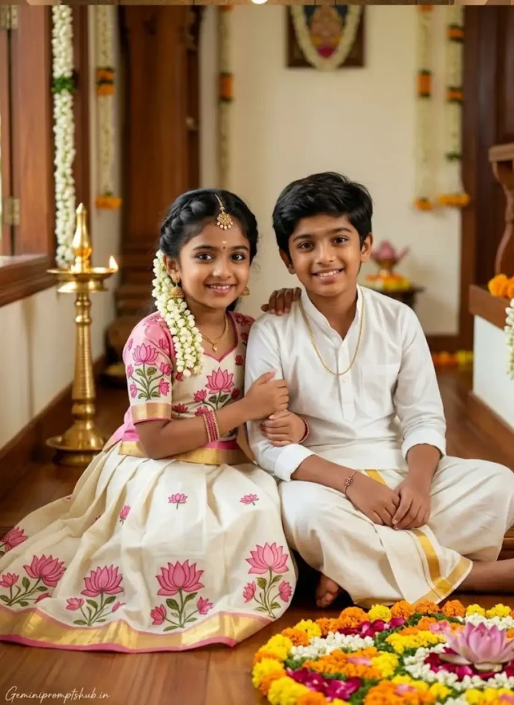 Onam ai photo prompts